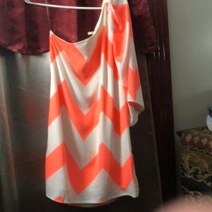 Off the shoulder mini dress